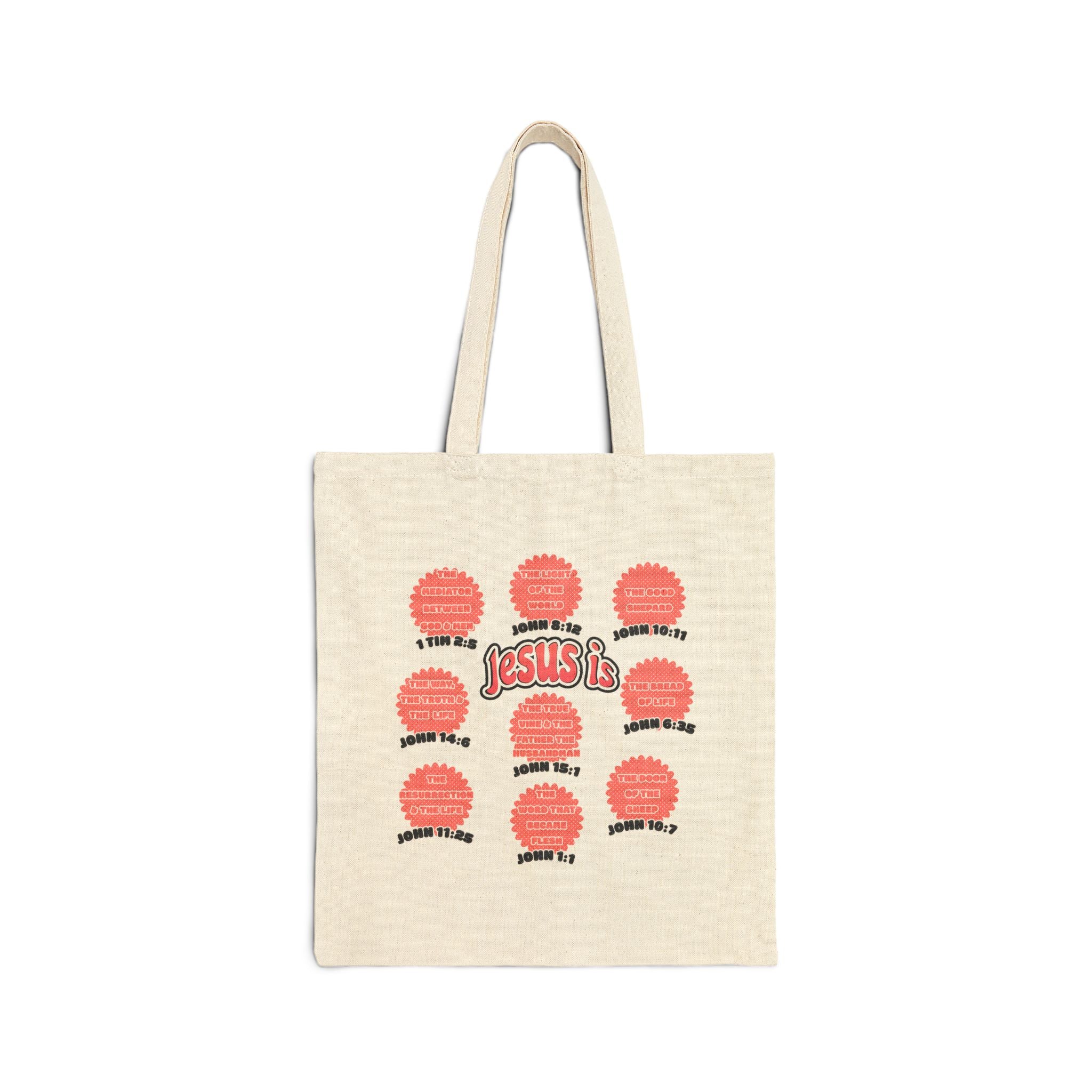 Women's Tote Bag — "Jesus Is" Inspirational Christian Everyday Tote