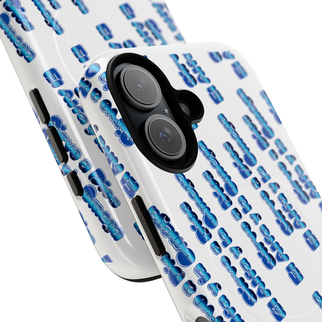 Magnetico Protección de Telefono — 'Yo sirvo a Dios el Alfa y Omega