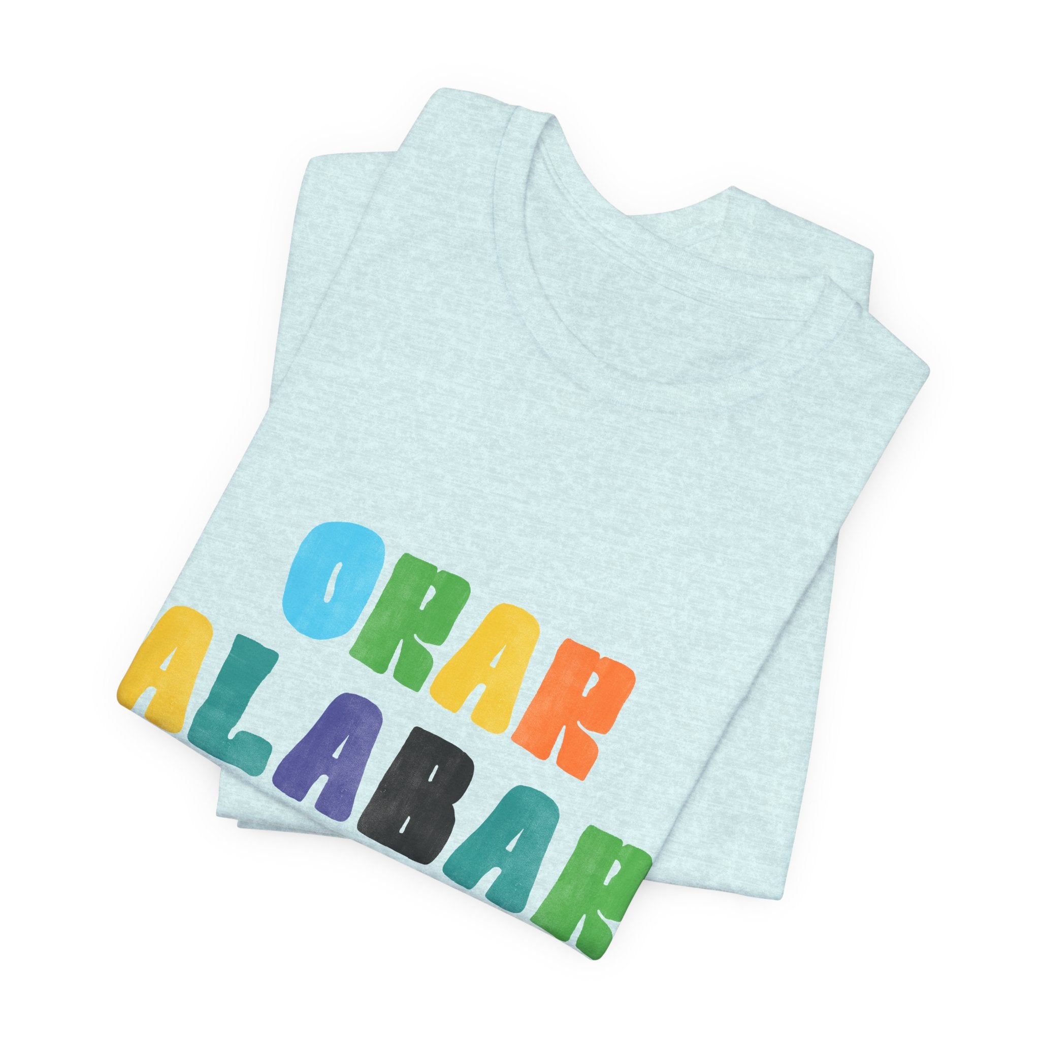 Men's Bilingual "Orar Alabar Repeat" T-Shirt – Camisa de hombres Bilingüe