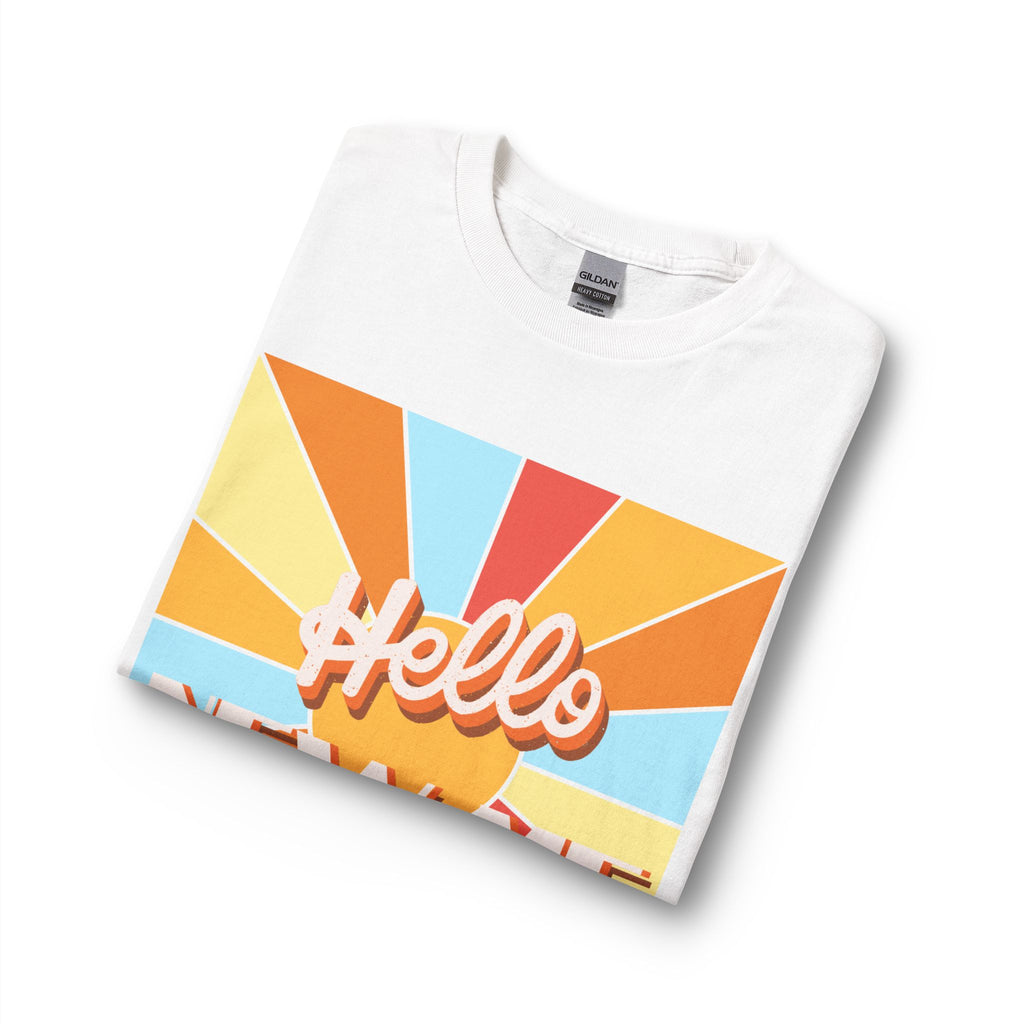 Men's Long Sleeve  — "Hello New Me" Christian Made New in Christ Inspirational Shirt