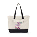 'Too blessed' Tote Bag — Retro Pink Design