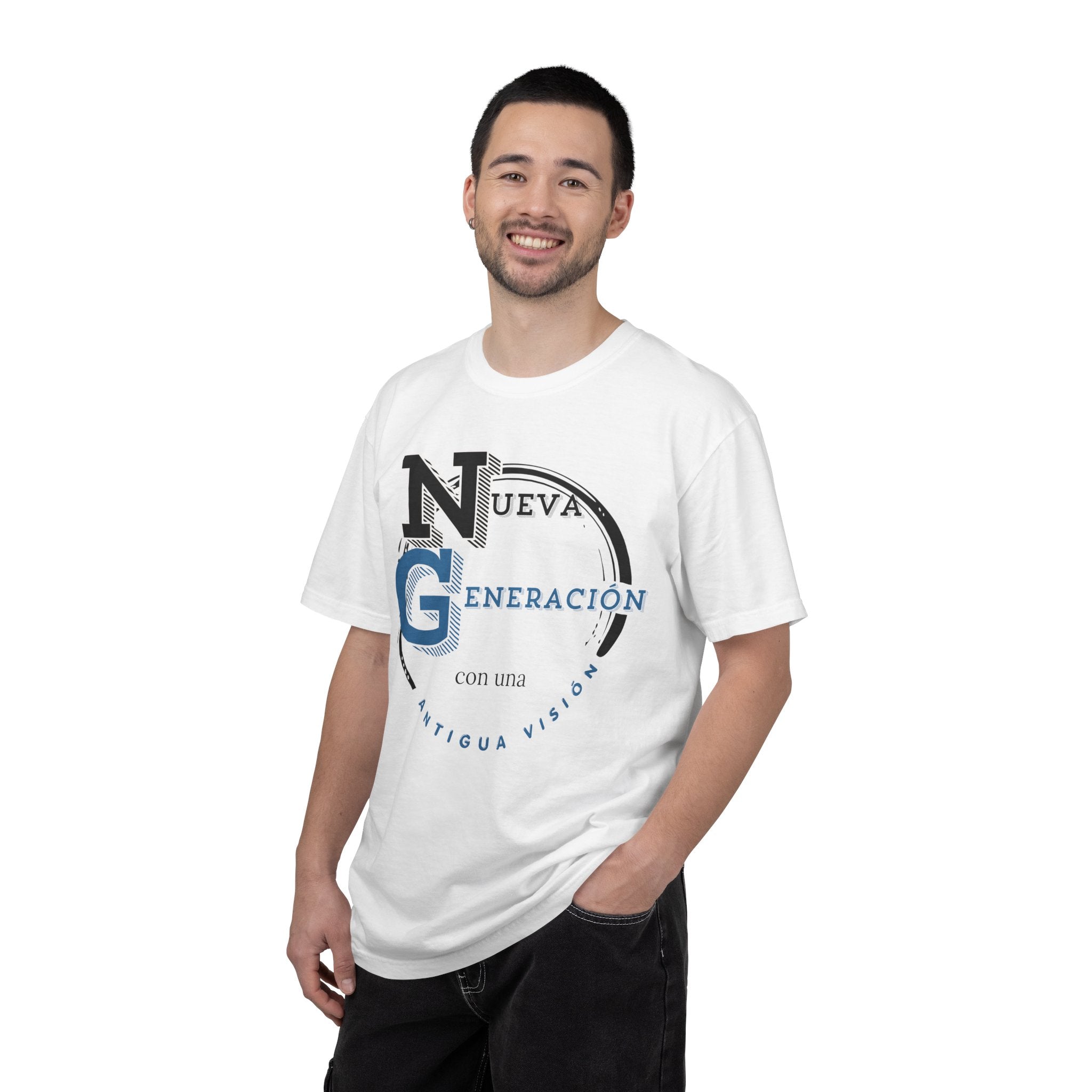 Romanos 1:16 Camisa de Hombres  — "Nueva Generación" Faith T‑Shirt