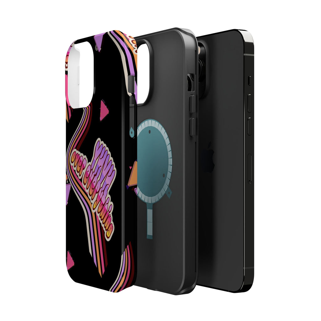Retro 'YHVH over everything' Magnetic Phone Case — Impact-Resistant Protective Cover