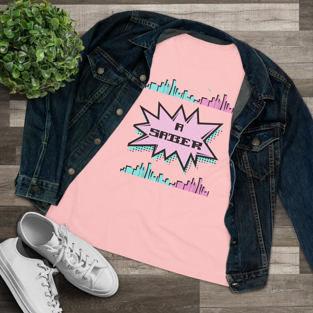 Women's Spanish 'A Saber' Cotton Tee – Retro Español Graphic T-Shirt
