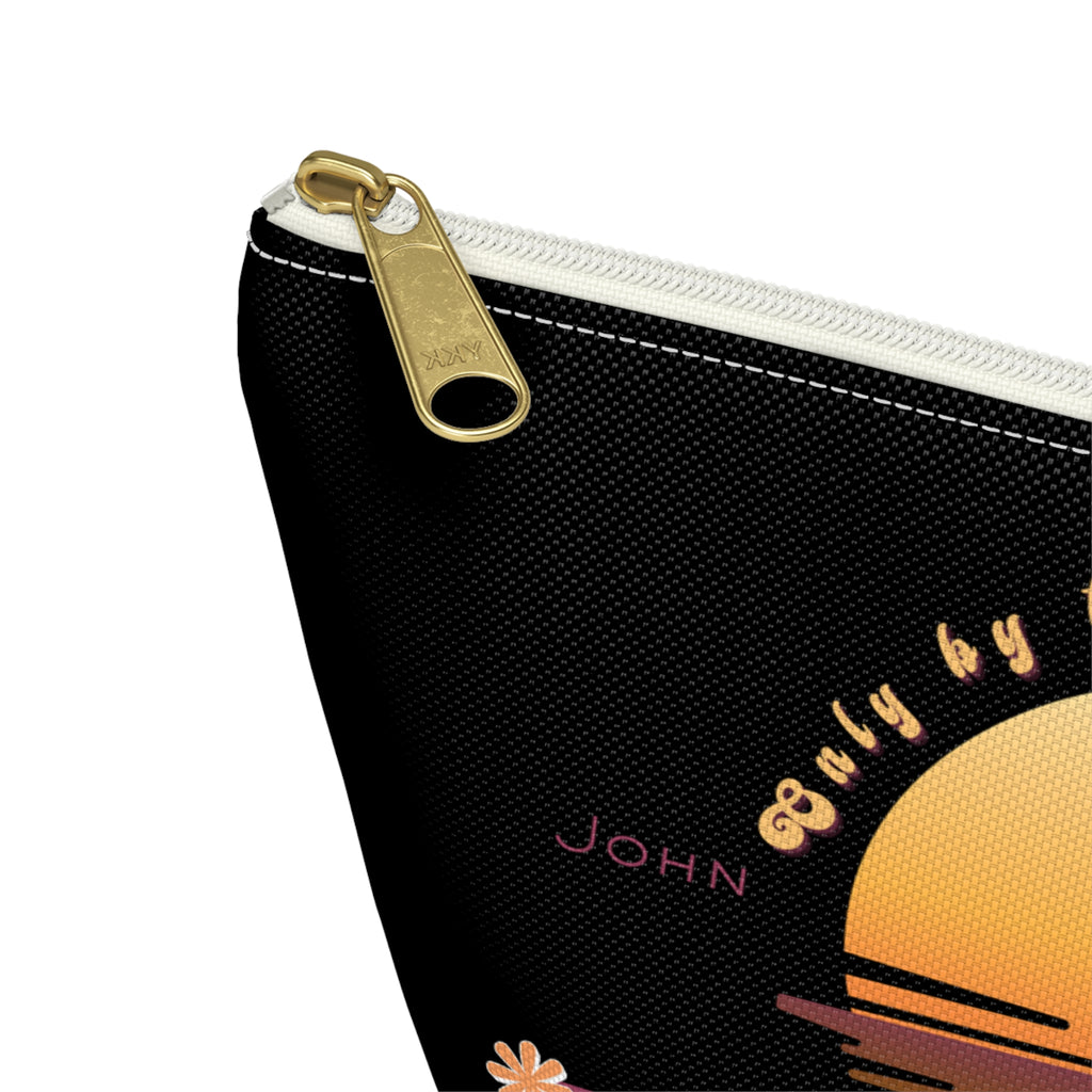 Women's 'Set free indeed'  — Sunset Accessory Pouch