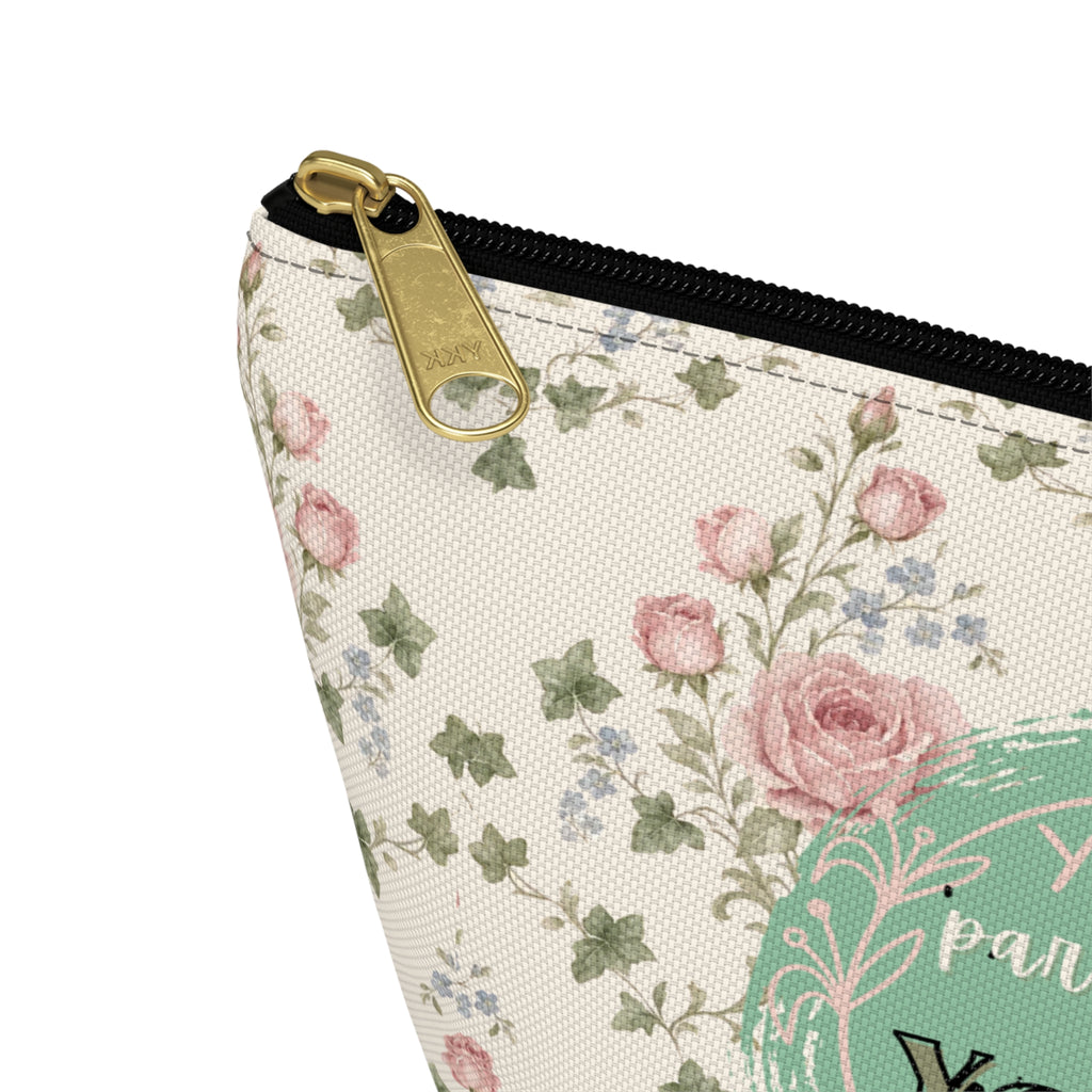 Floral 'Yo vivo para adorar Yeshua' Bolsita