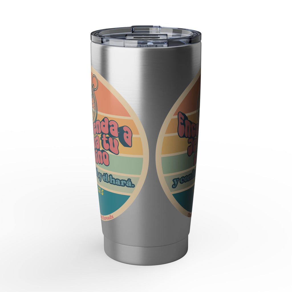 Tumbler - "Encomienda a Jehová tu camino" Diseño Feminina