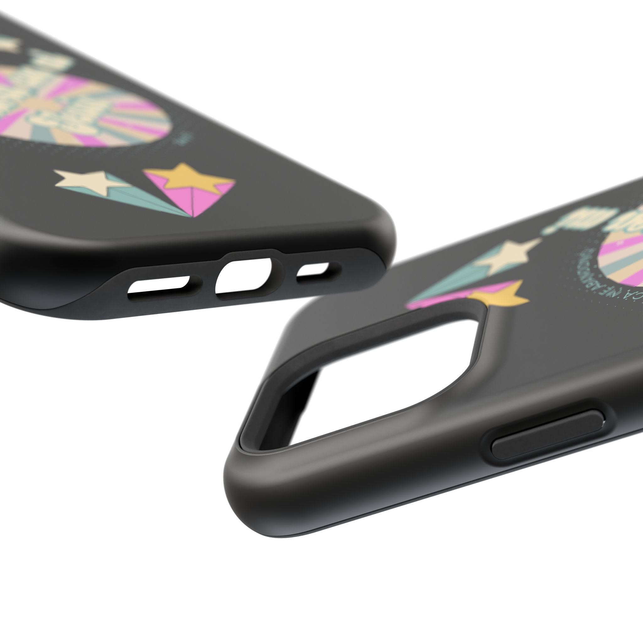 Mujeres Cover de Telefono Magnético e Impacto Resistente— "En Victoria con mi Jesús" Retro Star Design