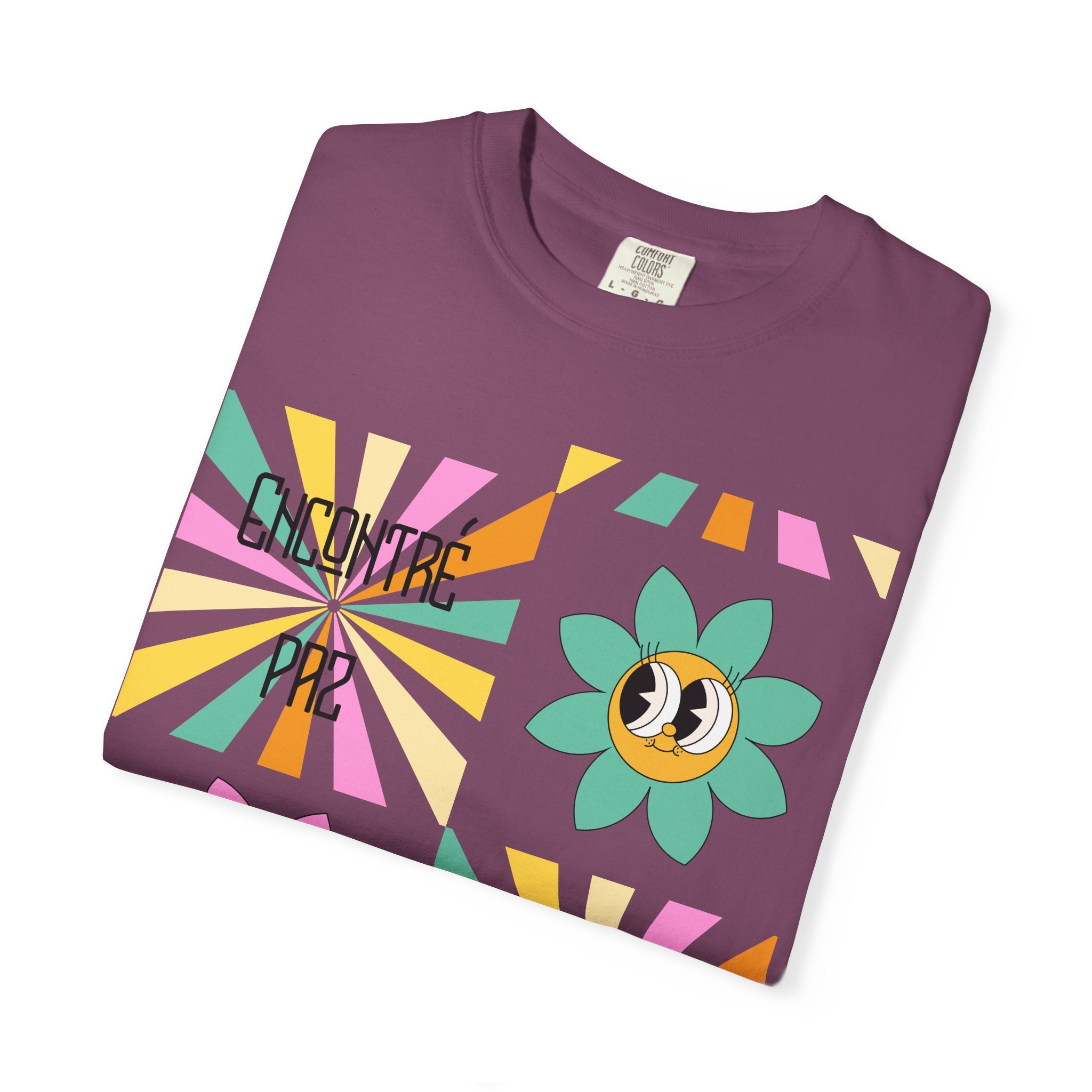 Woman's Spanish "Encontré paz en Jesús"- Camisa Retro Español
