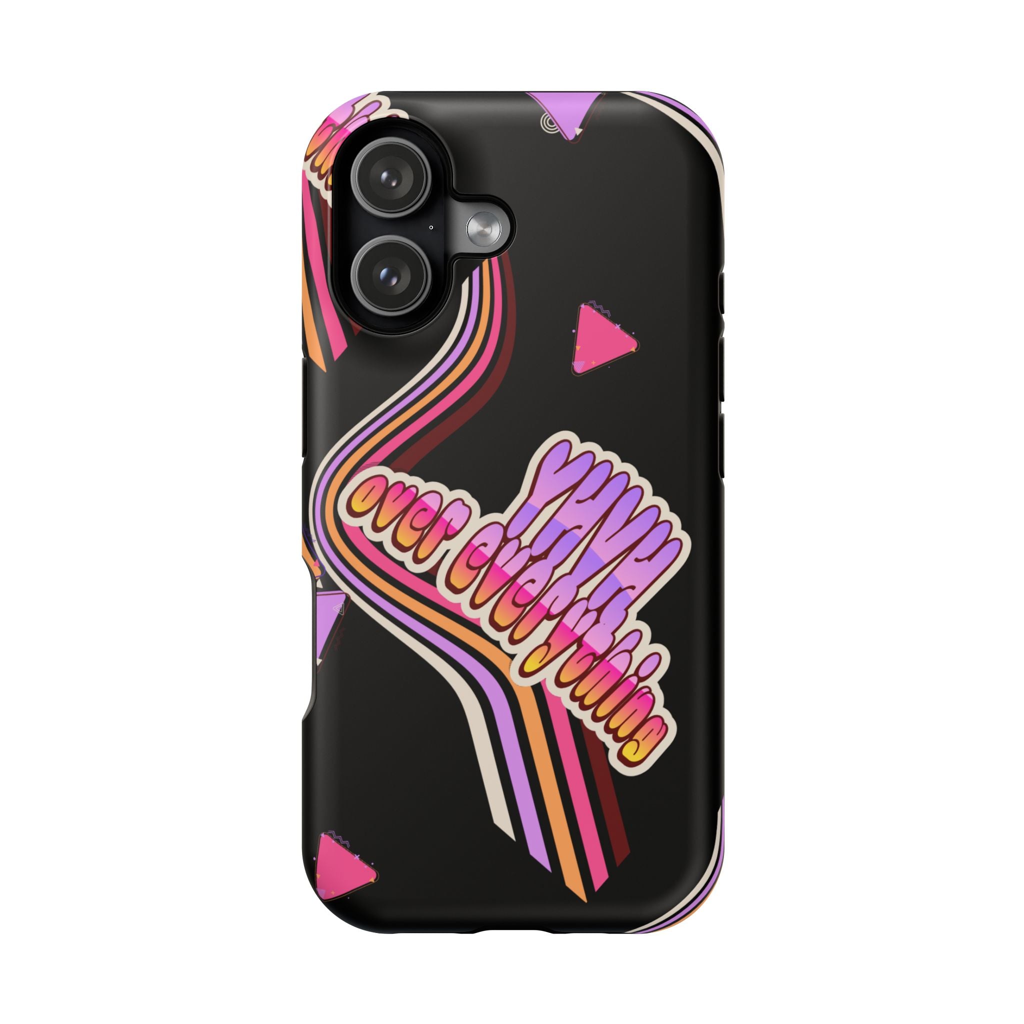 Retro 'YHVH over everything' Magnetic Phone Case — Impact-Resistant Protective Cover