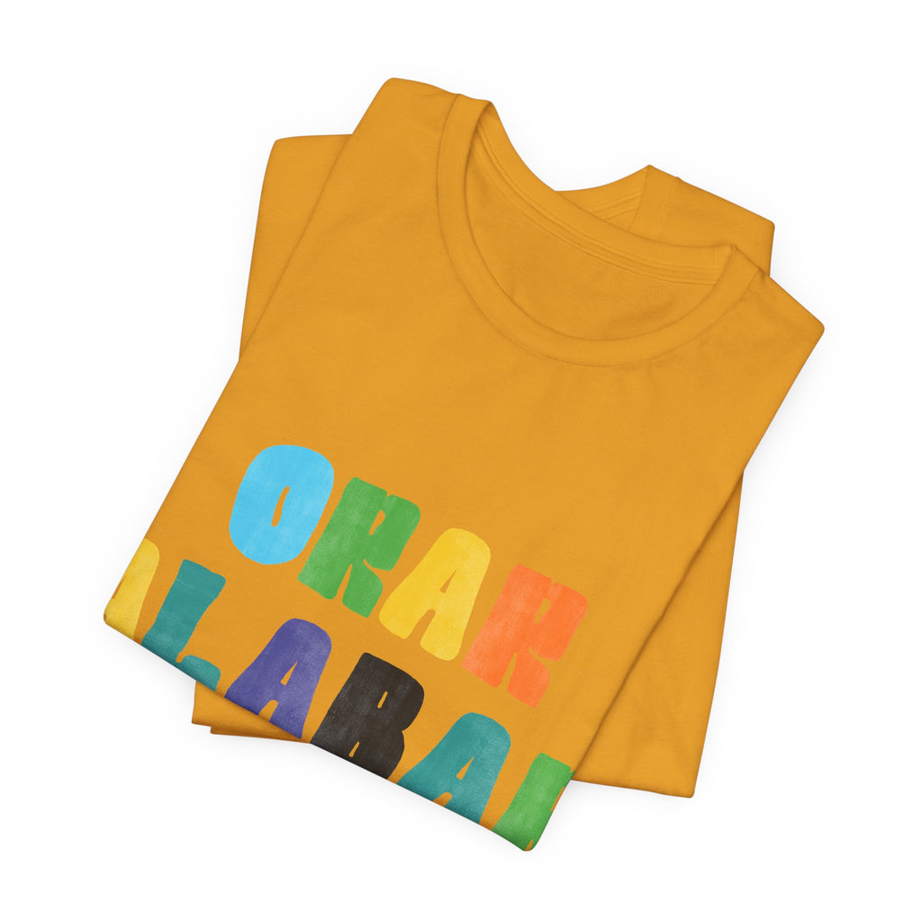 Men's Bilingual "Orar Alabar Repeat" T-Shirt – Camisa de hombres Bilingüe