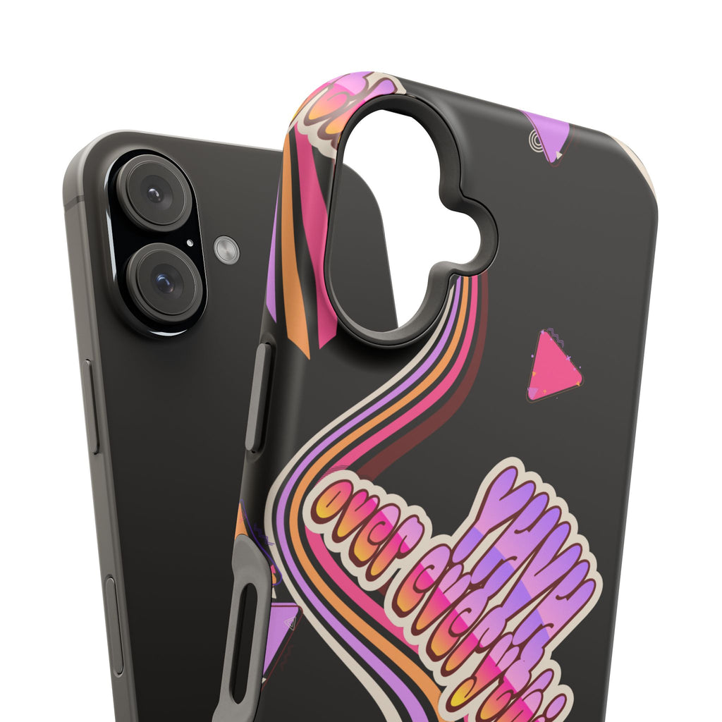 Retro 'YHVH over everything' Magnetic Phone Case — Impact-Resistant Protective Cover