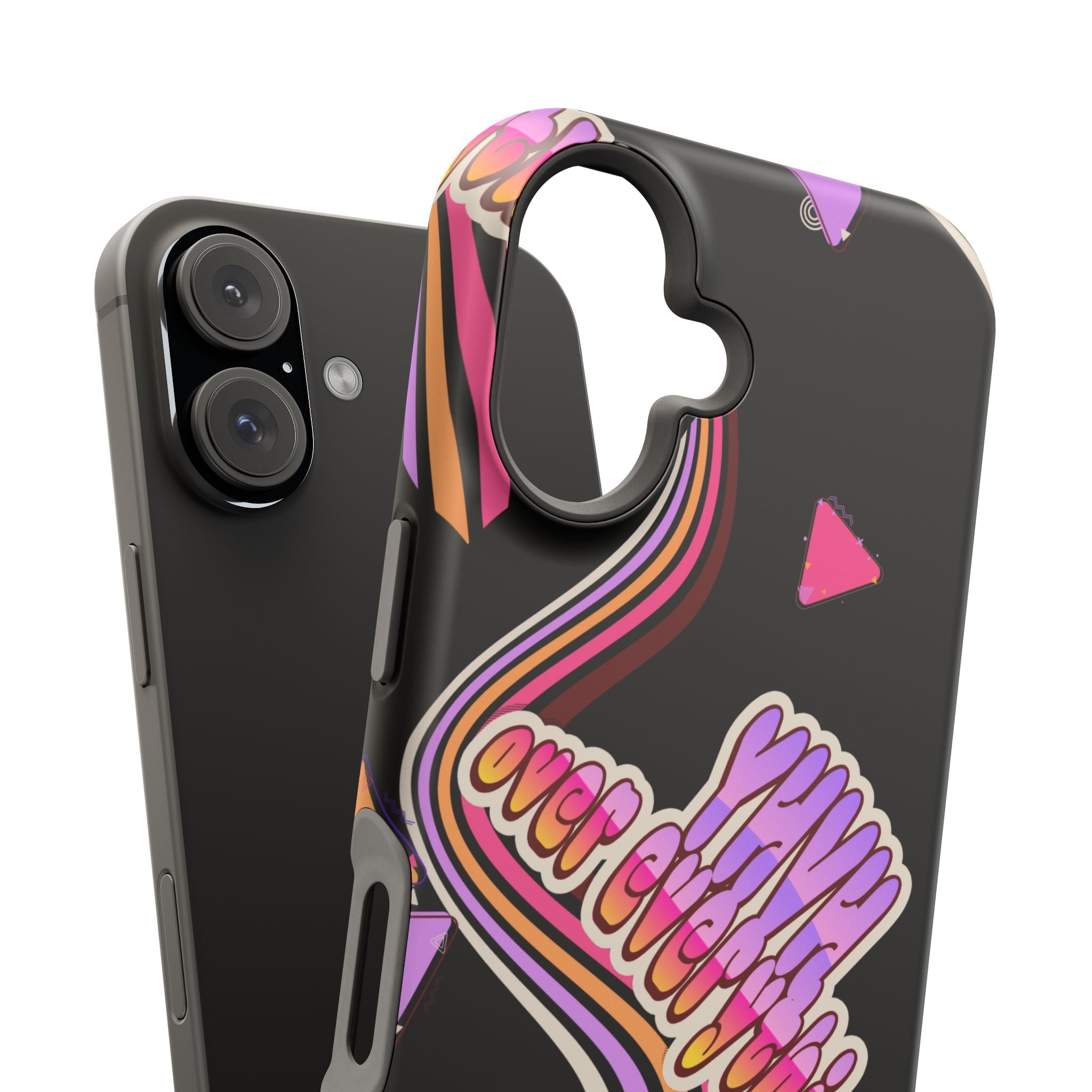 Retro 'YHVH over everything' Magnetic Phone Case — Impact-Resistant Protective Cover