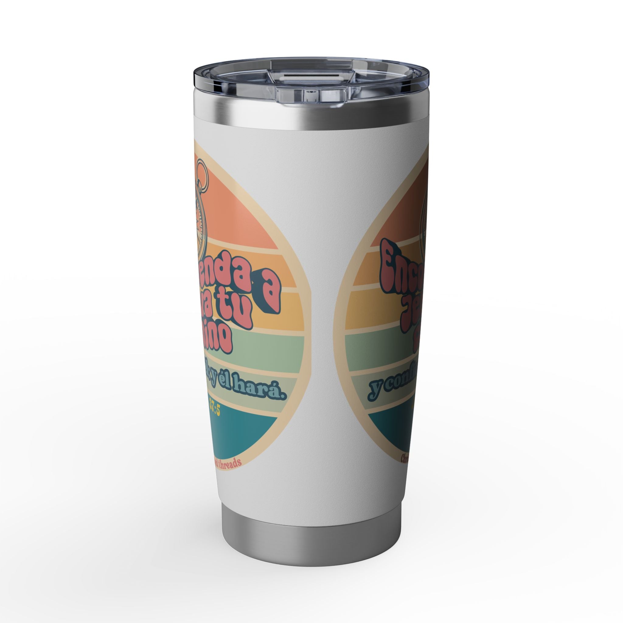 Tumbler - "Encomienda a Jehová tu camino" Diseño Feminina