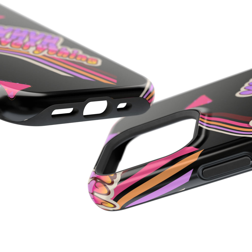 Retro 'YHVH over everything' Magnetic Phone Case — Impact-Resistant Protective Cover