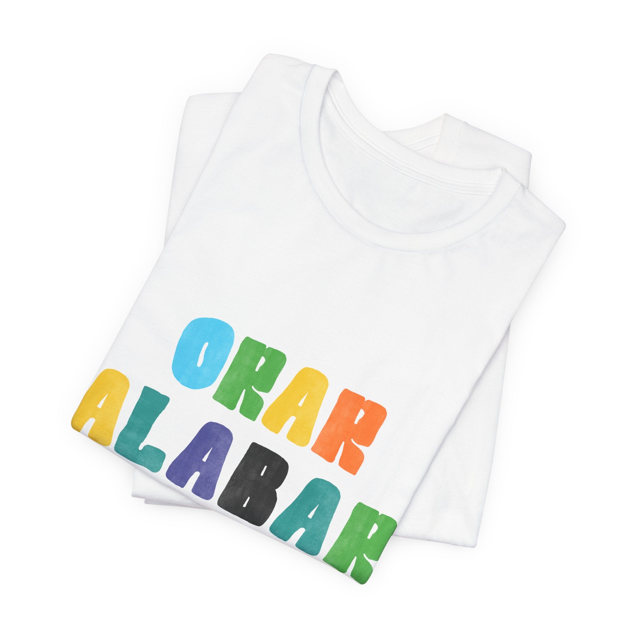 Men's Bilingual "Orar Alabar Repeat" T-Shirt – Camisa de hombres Bilingüe
