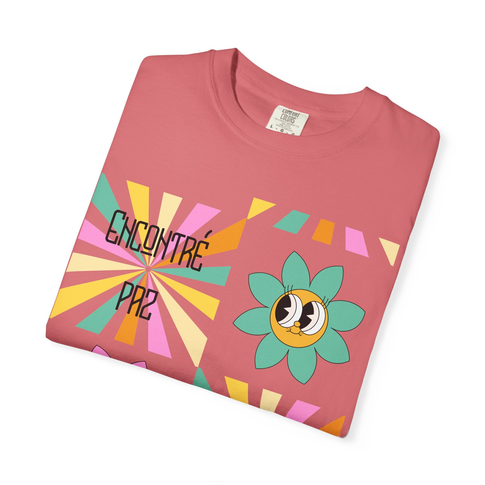Woman's Spanish "Encontré paz en Jesús"- Camisa Retro Español