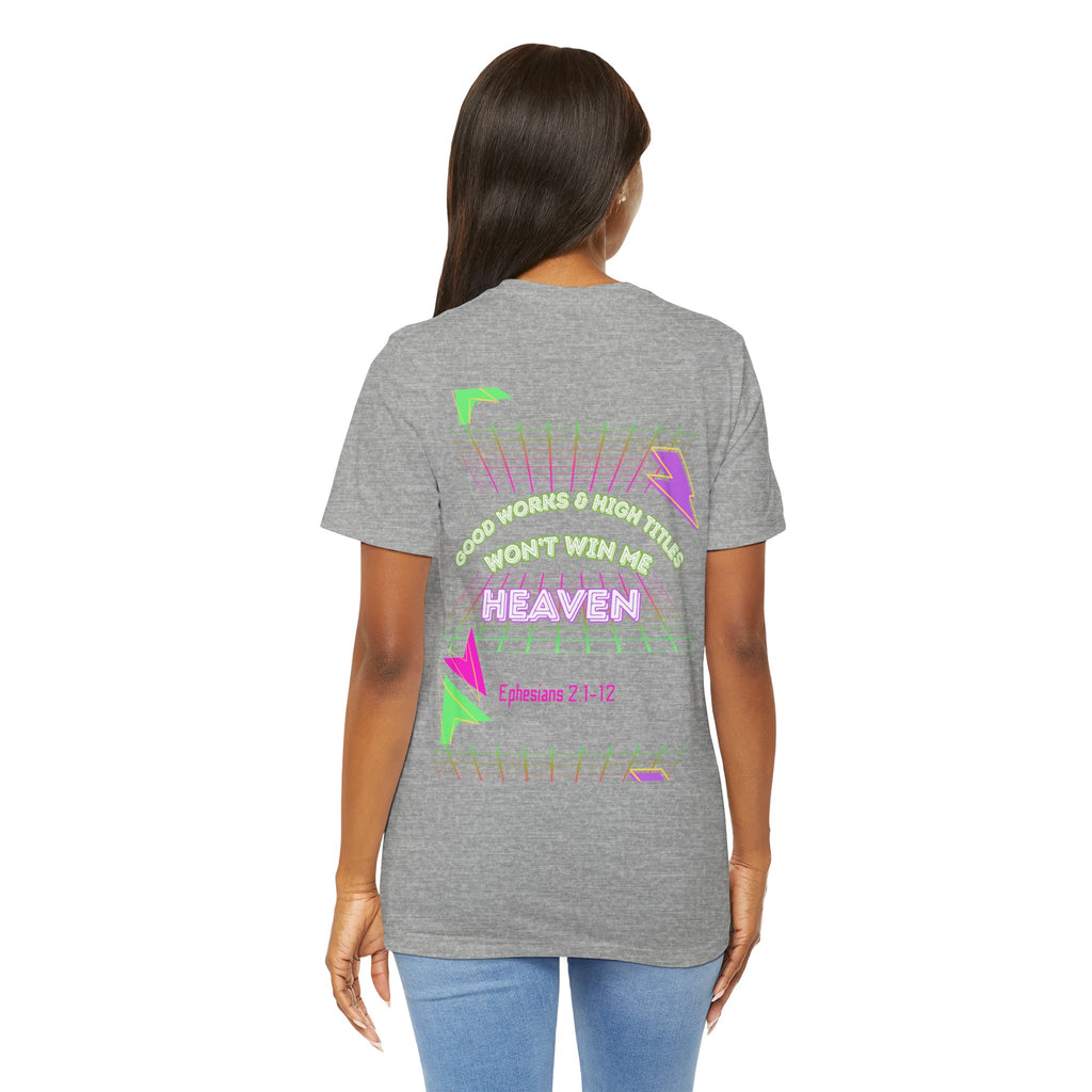 Woman's "Good works" Retro Tee— Ephesians 2:1-12 Retro Christian T-Shirt