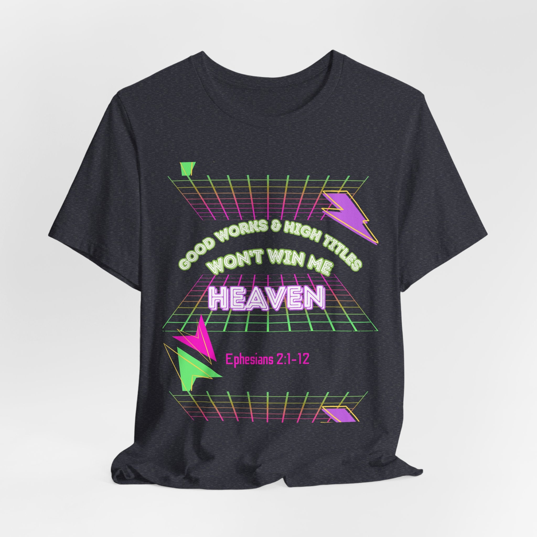 Woman's "Good works" Retro Tee— Ephesians 2:1-12 Retro Christian T-Shirt
