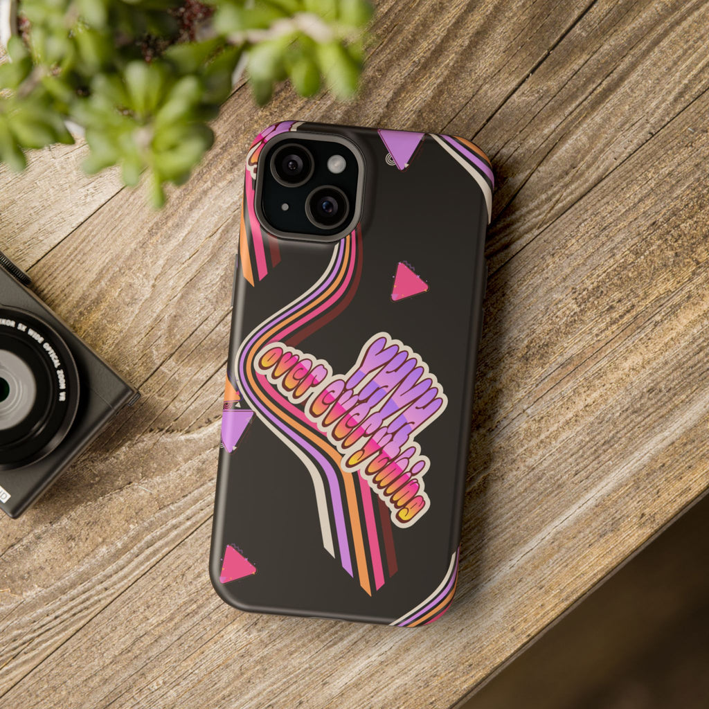Retro 'YHVH over everything' Magnetic Phone Case — Impact-Resistant Protective Cover