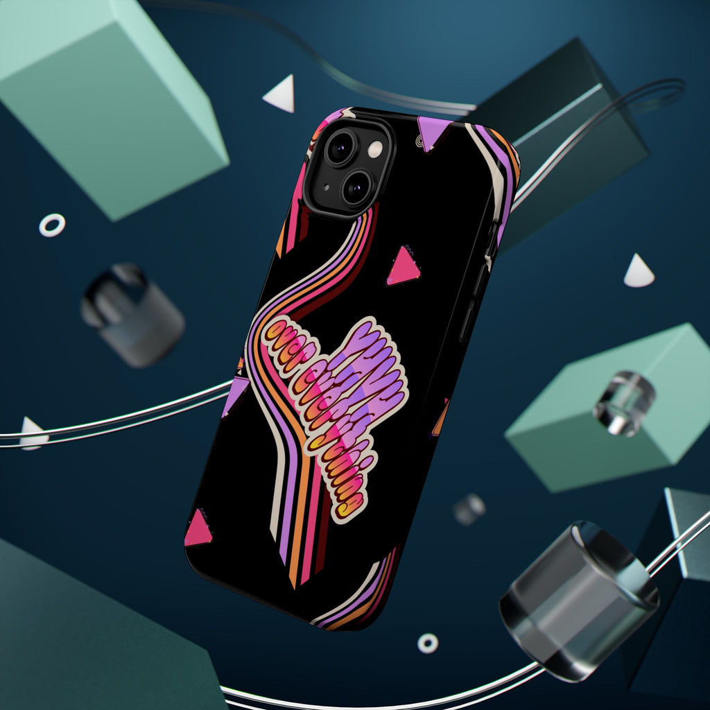 Retro 'YHVH over everything' Magnetic Phone Case — Impact-Resistant Protective Cover