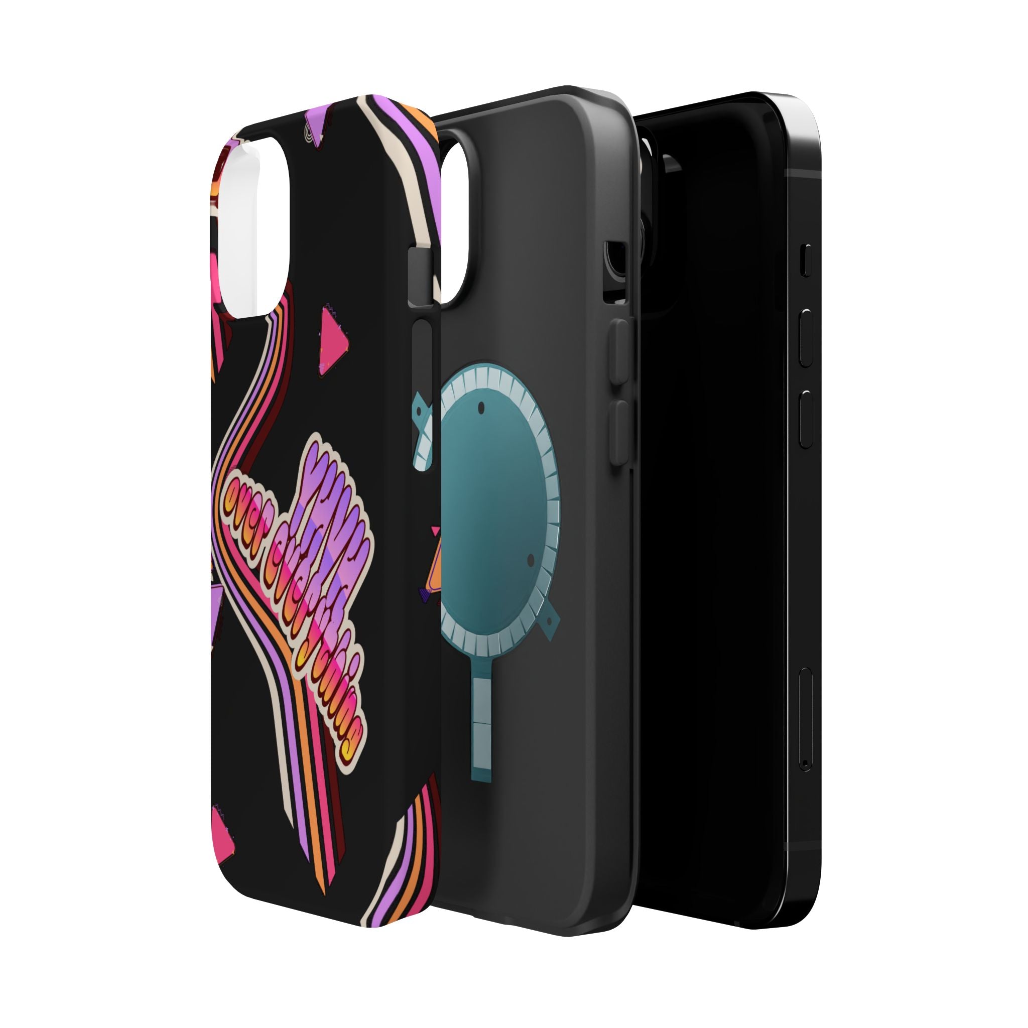 Retro 'YHVH over everything' Magnetic Phone Case — Impact-Resistant Protective Cover