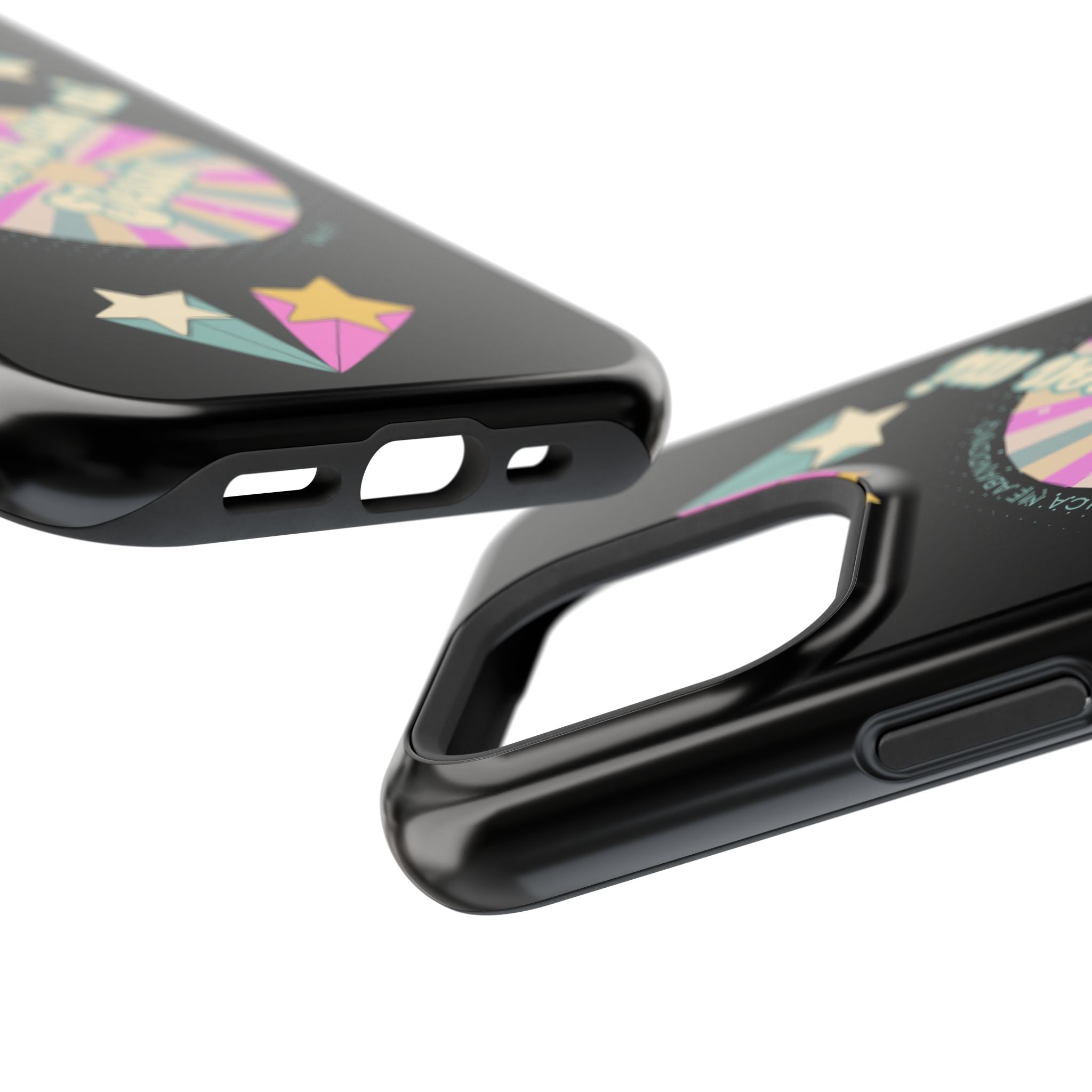 Mujeres Cover de Telefono Magnético e Impacto Resistente— "En Victoria con mi Jesús" Retro Star Design
