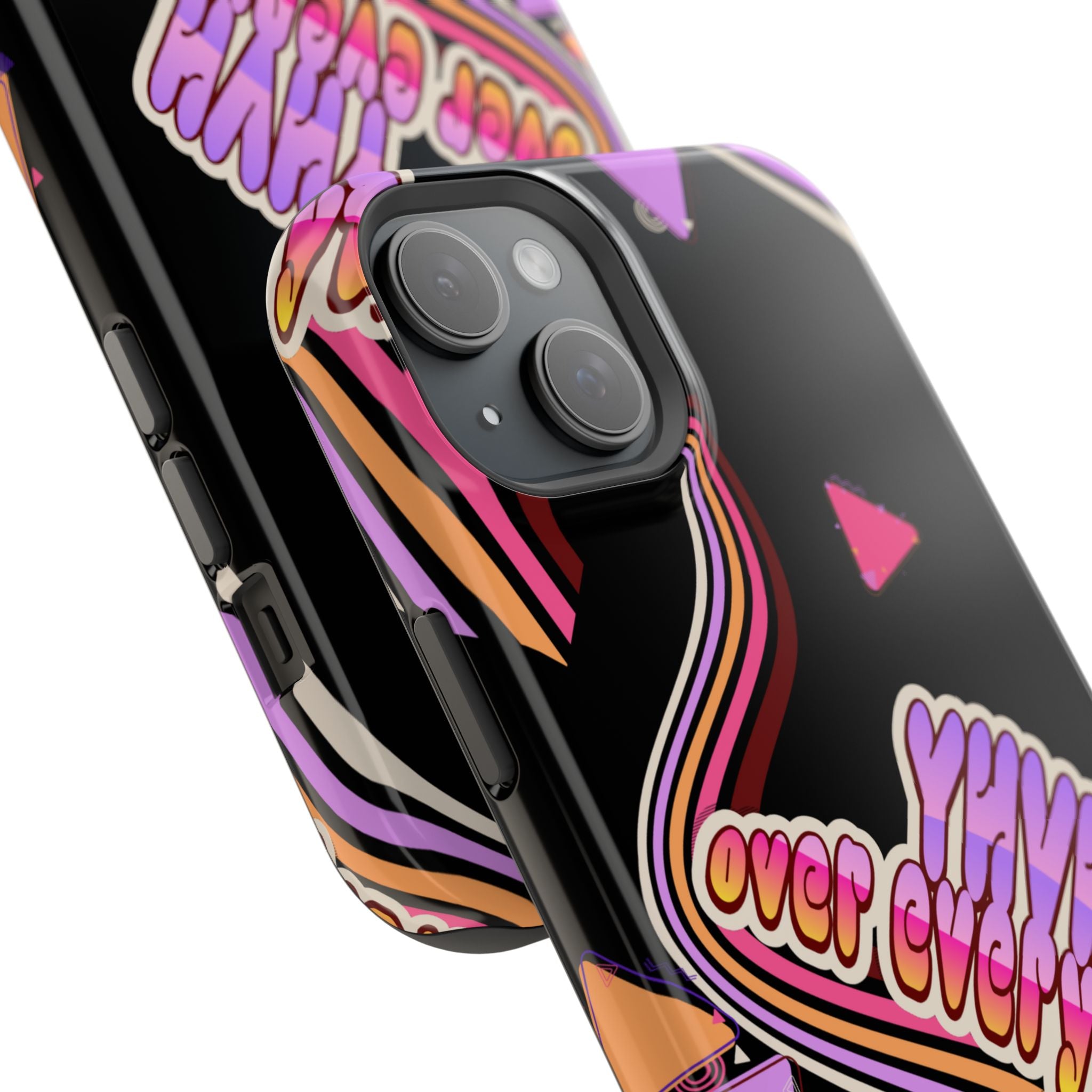 Retro 'YHVH over everything' Magnetic Phone Case — Impact-Resistant Protective Cover