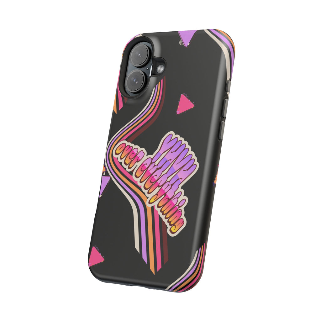 Retro 'YHVH over everything' Magnetic Phone Case — Impact-Resistant Protective Cover