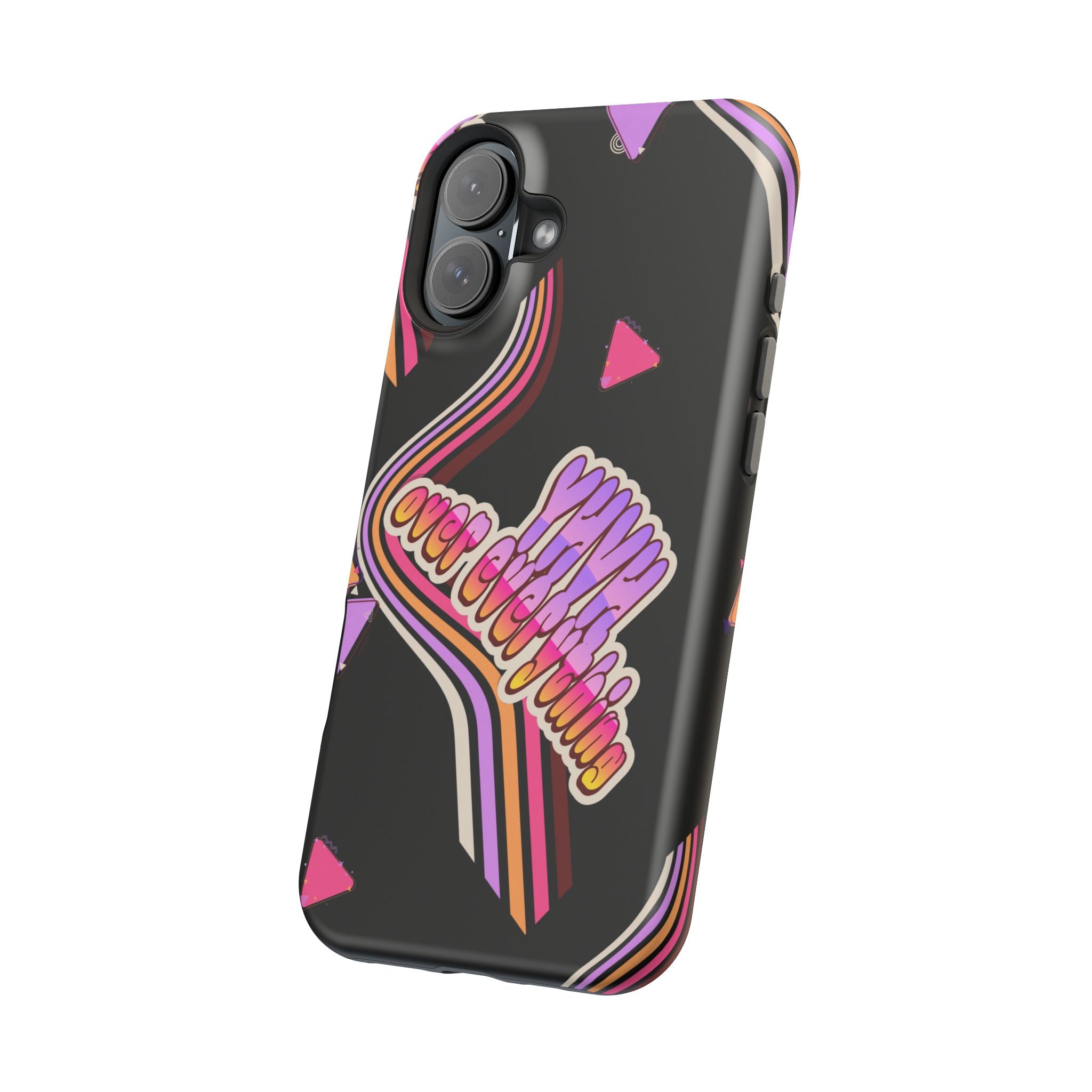 Retro 'YHVH over everything' Magnetic Phone Case — Impact-Resistant Protective Cover