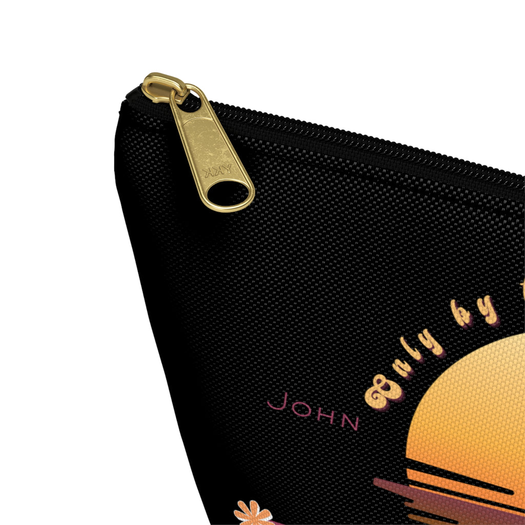 Women's 'Set free indeed'  — Sunset Accessory Pouch