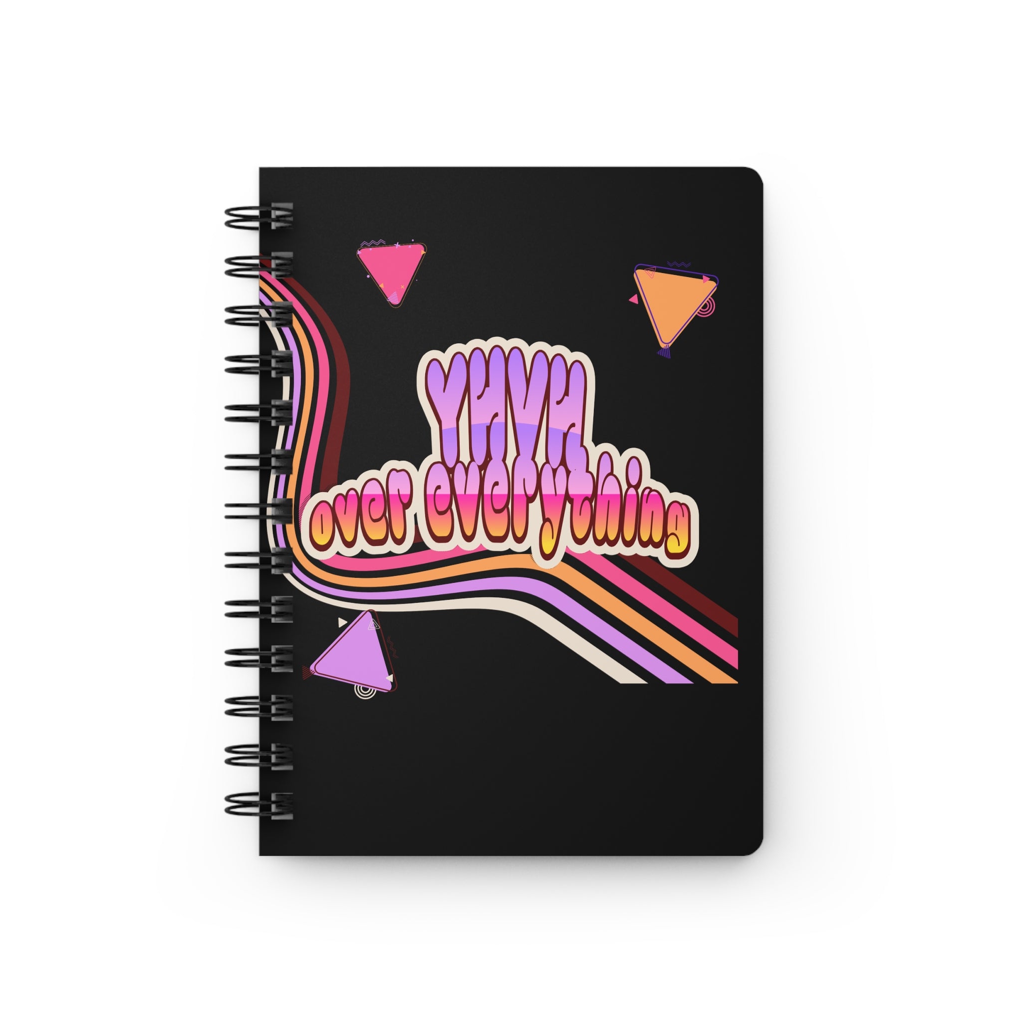 Women's Retro 'YHVH over everything' Spiral Journal