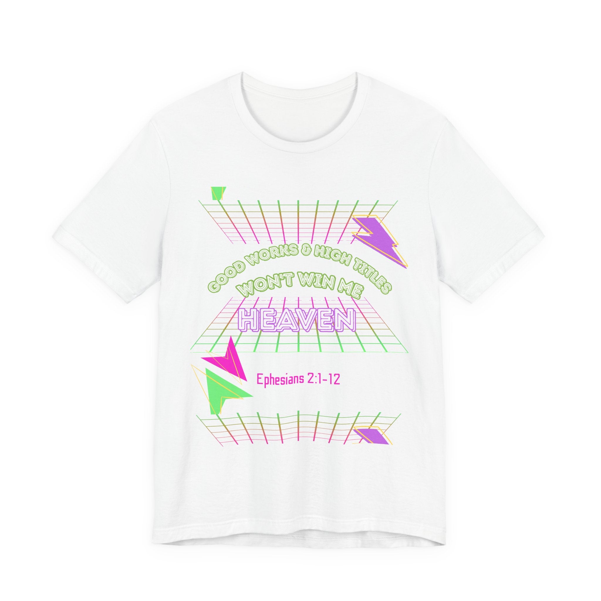 Woman's "Good works" Retro Tee— Ephesians 2:1-12 Retro Christian T-Shirt