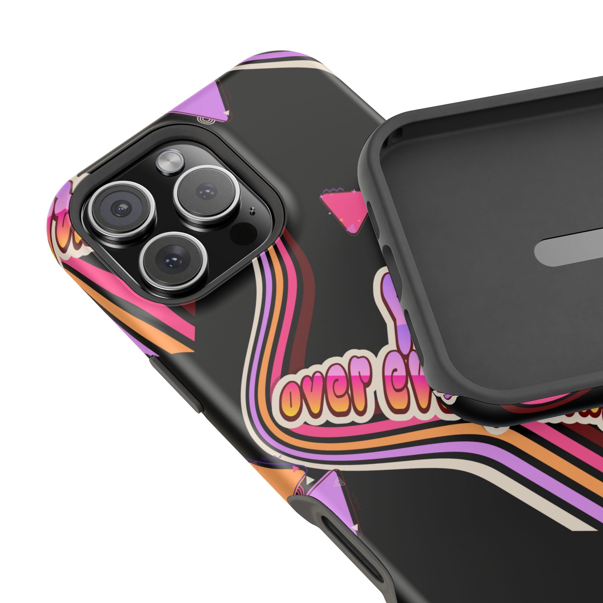 Retro 'YHVH over everything' Magnetic Phone Case — Impact-Resistant Protective Cover