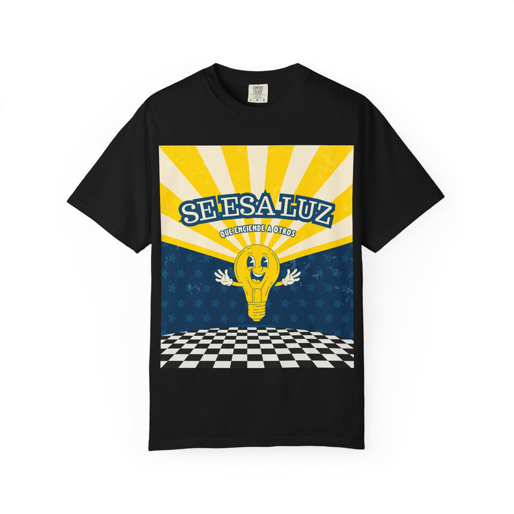 'Se esa luz que enciende a otros' Camisa para hombres — "Jesus les dijo: Yo Soy la Luz del Mundo" Juan 8:12