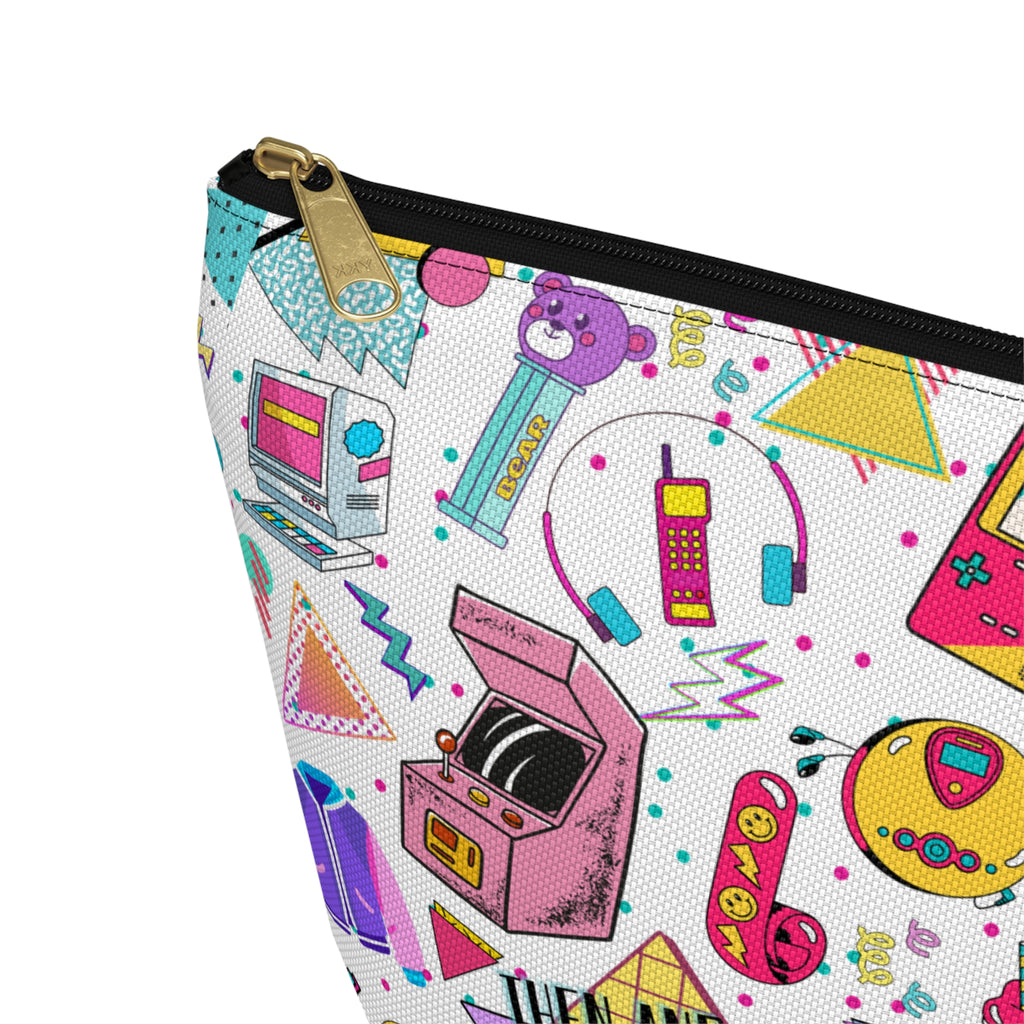 "Then and now God is good" Accessory Pouch — 80's & 90's nostalgia Graphic Bag