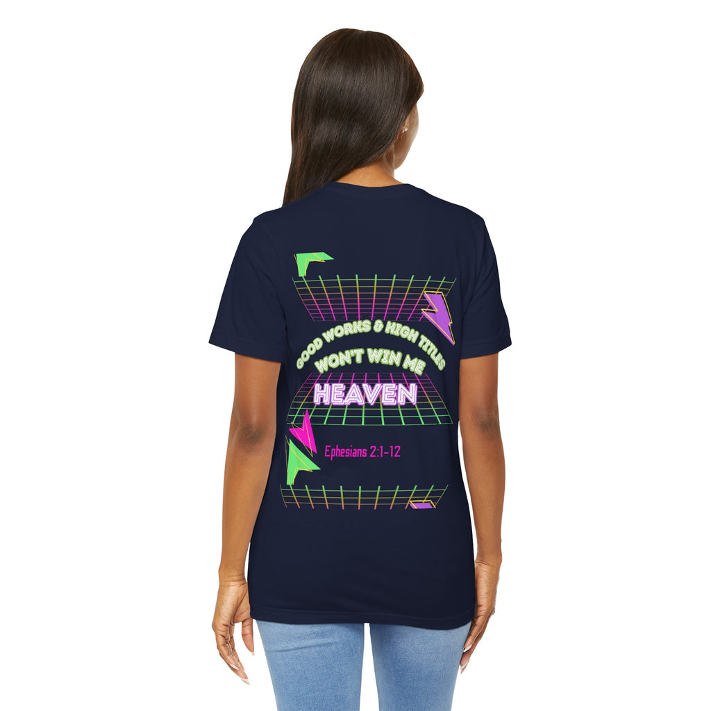 Woman's "Good works" Retro Tee— Ephesians 2:1-12 Retro Christian T-Shirt