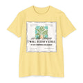Women's  Faith Graphic T-Shirt — "In the Storm I Will Testify Still" Christian Tee