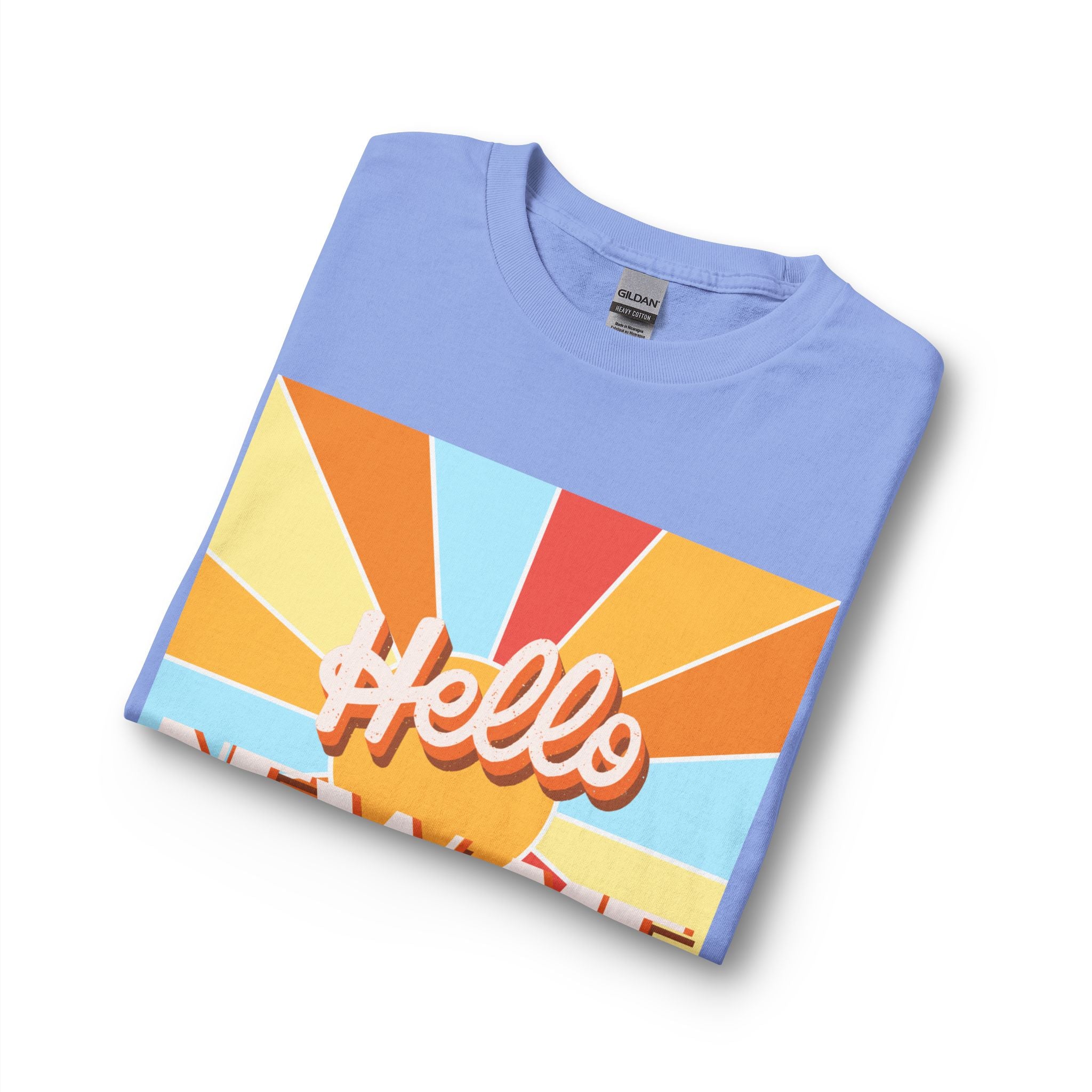 Men's Long Sleeve  — "Hello New Me" Christian Made New in Christ Inspirational Shirt