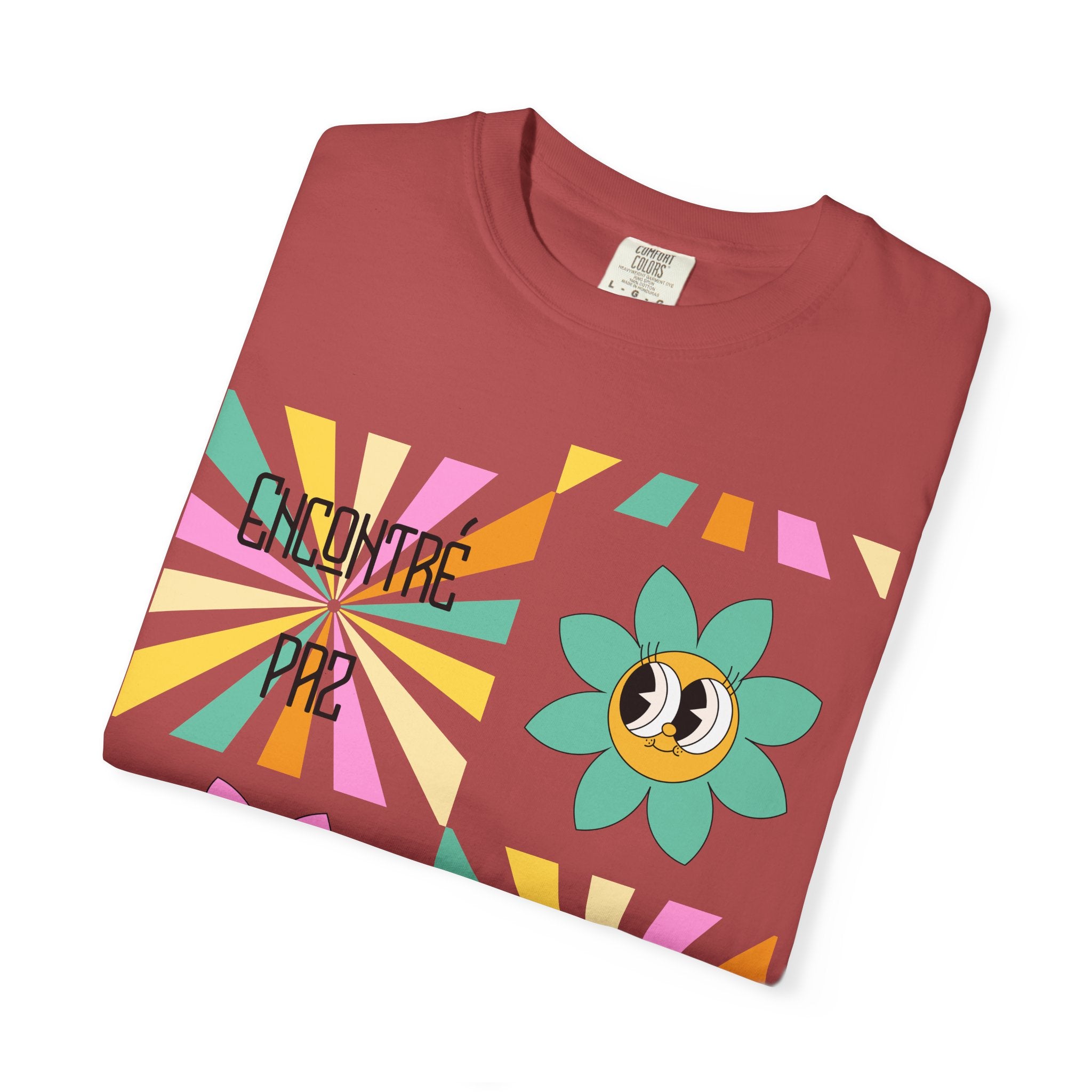 Woman's Spanish "Encontré paz en Jesús"- Camisa Retro Español